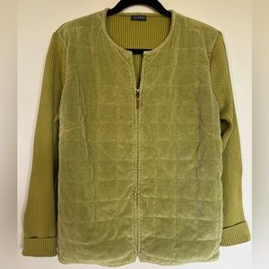 J.McLaughlin Olive Zip Up Jacket Sz L